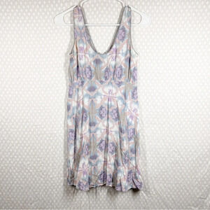 Free‎ People Pink Purple Tie Dye Mini Dress